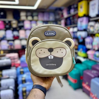 کوله پشتی مهد کودکی LON DE رنگ سبز زیتونی